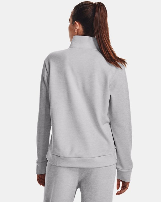 Women's Armour Fleece® ¼ Zip, Gray, pdpMainDesktop image number 1